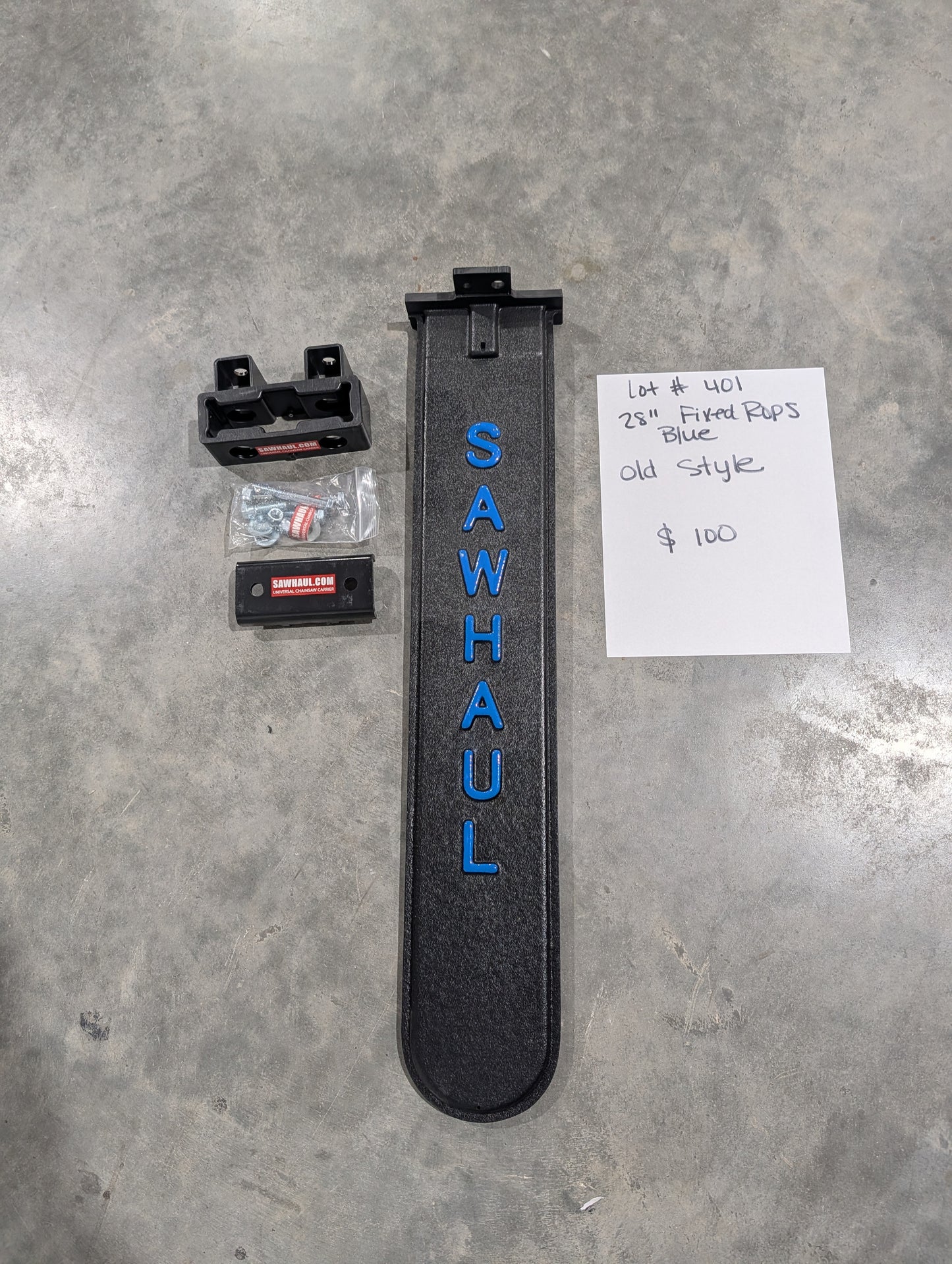 Closeout Lot #401 28" Blue Fixed ROPS