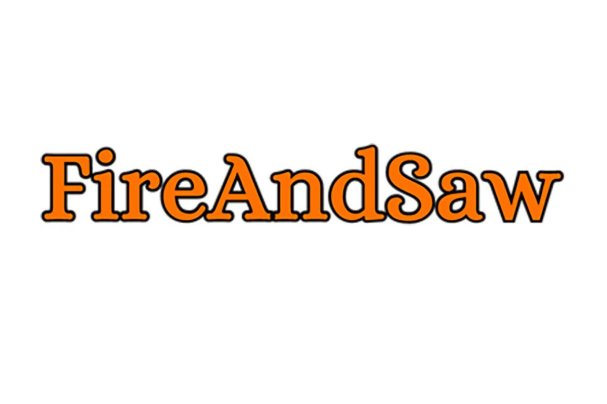 Fire and Saw Logo