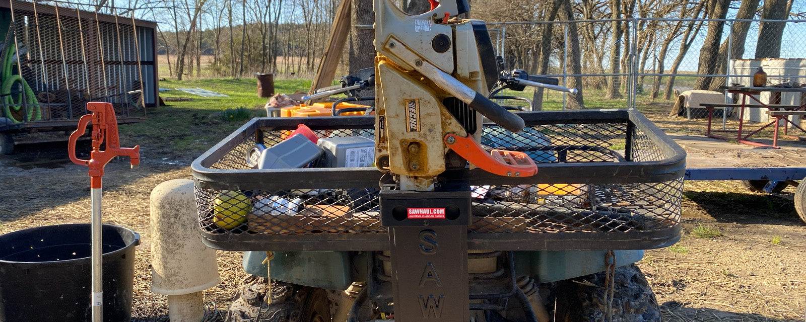 ATV Chainsaw Mounts, Tool Racks & Gear Storage