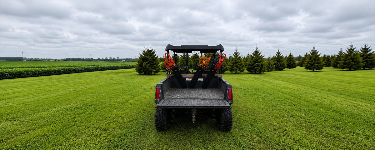 Side-by-Side Chainsaw Mounts, Tool Racks & Storage