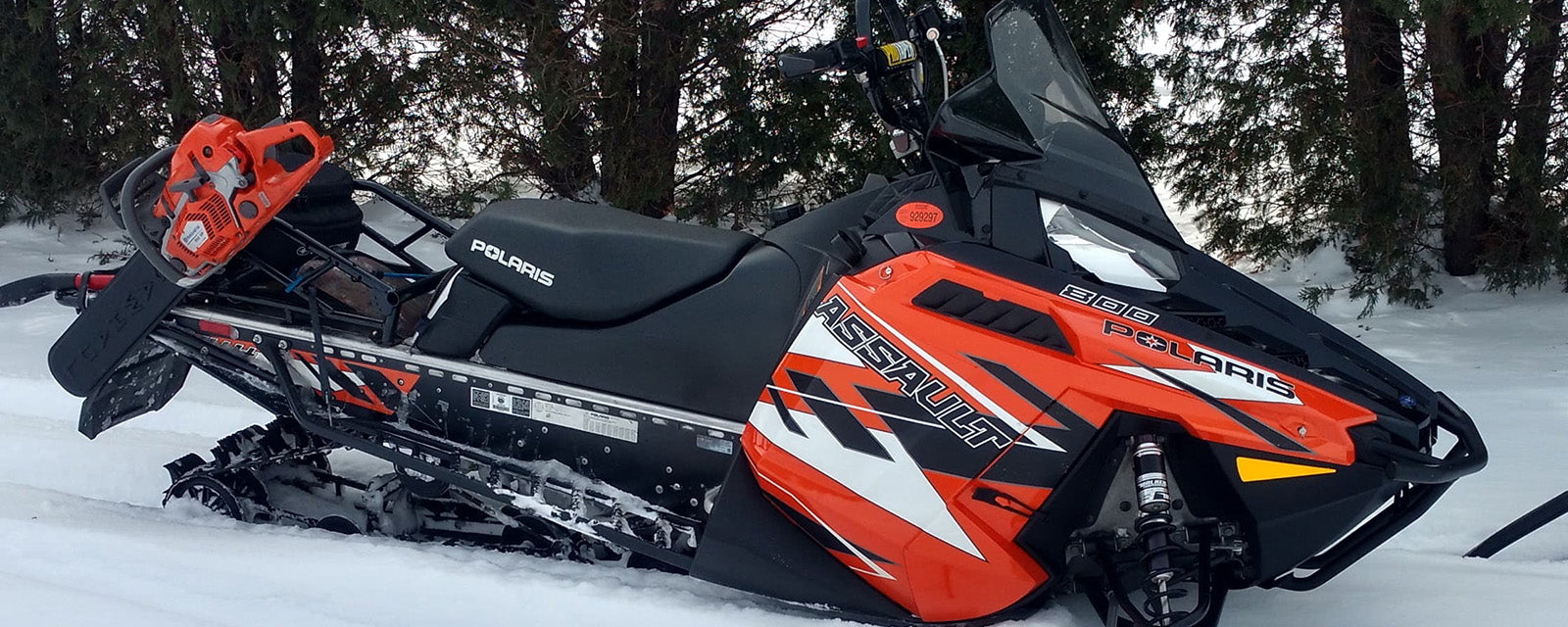 Snowmobile Chainsaw Mounts & Gear Storage
