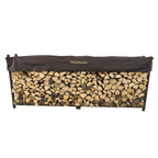 10 ft Steel Firewood Rack Holds 1/2 Cord Plus Woodhaven