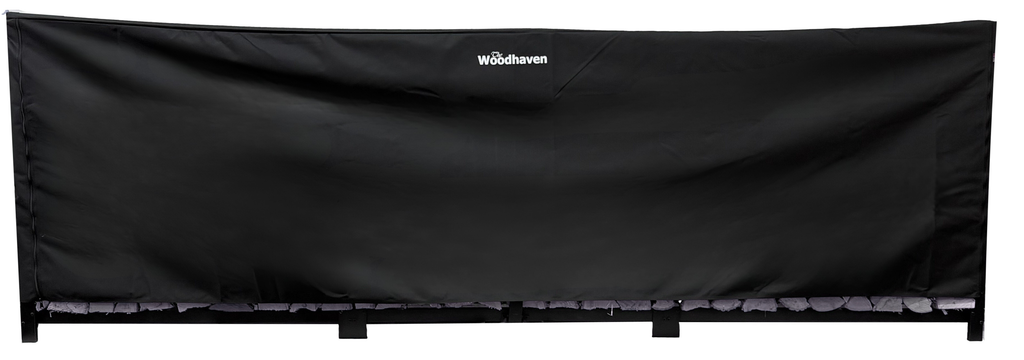 Full Firewood Rack Cover with Zipper   USA Made  Woodhaven