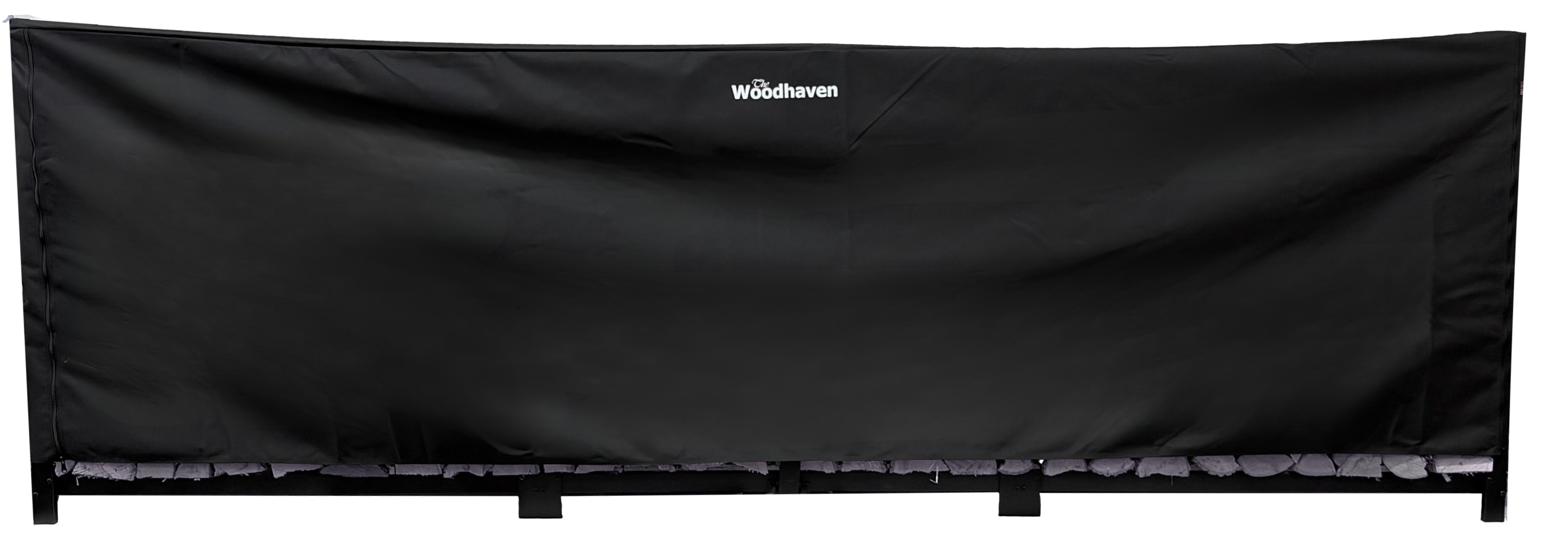 Full Firewood Rack Cover with Zipper   USA Made  Woodhaven