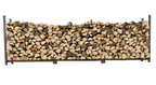 12 ft Steel Firewood Rack Holds 3/4 Cord Woodhaven