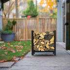 2 ft Steel Firewood Rack   Woodhaven