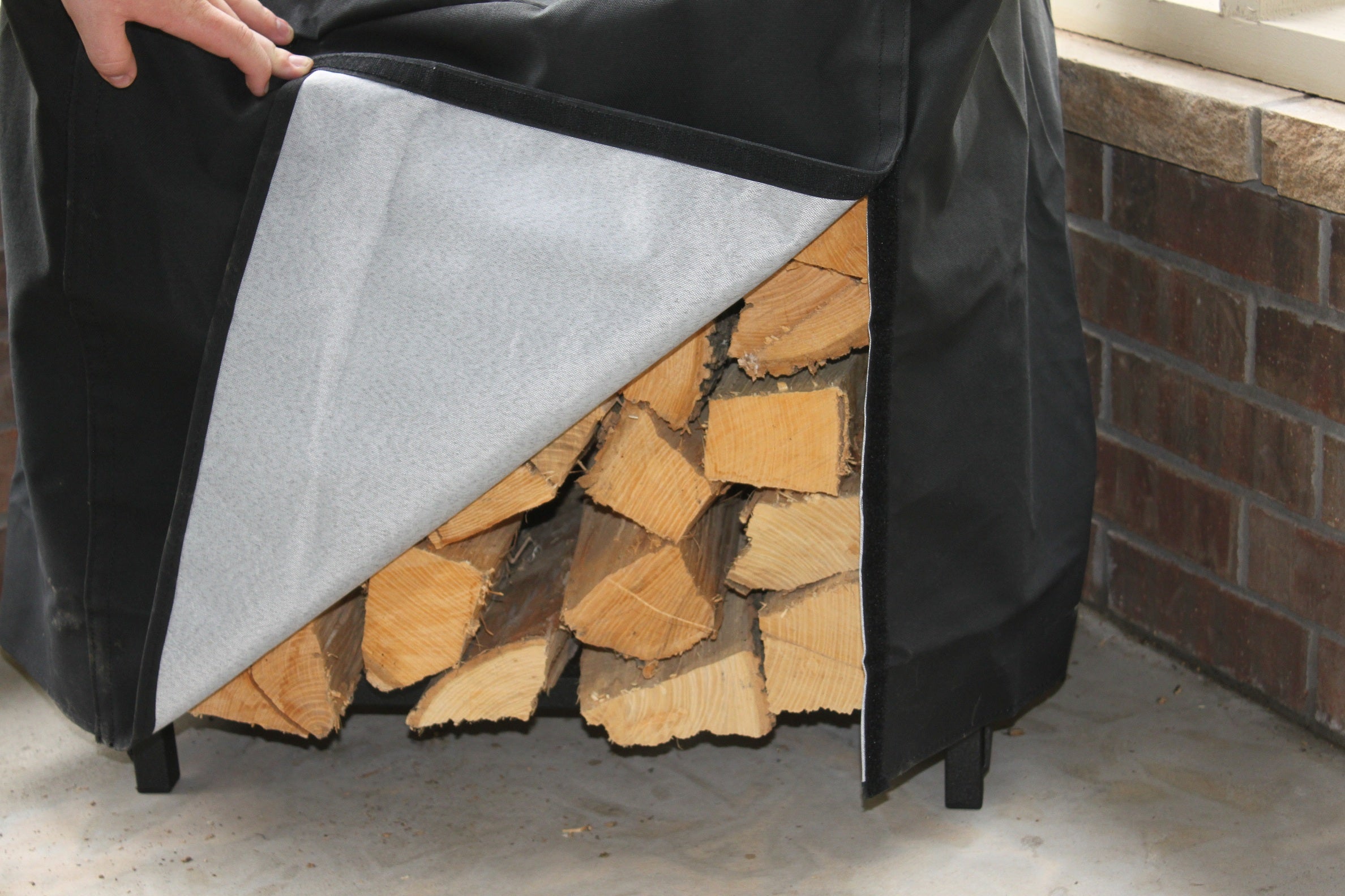 2 ft Steel Firewood Rack   Woodhaven