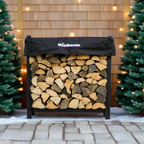 3 ft Steel Firewood Rack Holds 1/8 Cord Woodhaven