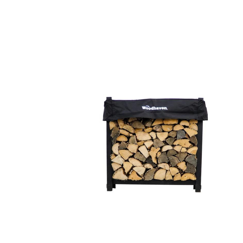 3 ft Steel Firewood Rack Holds 1/8 Cord Woodhaven