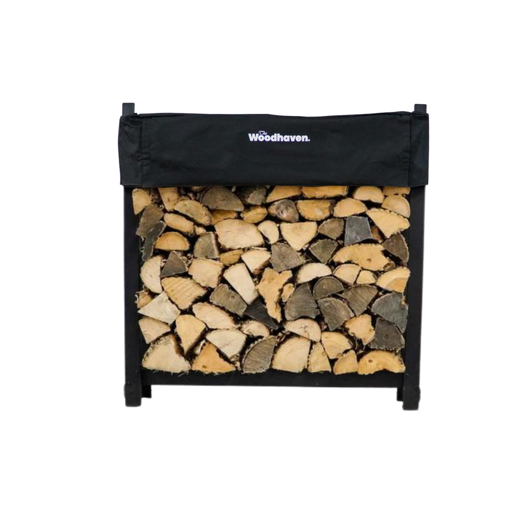 3 ft Steel Firewood Rack Holds 1/8 Cord Woodhaven