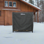 Full Firewood Rack Cover with Zipper   USA Made  Woodhaven