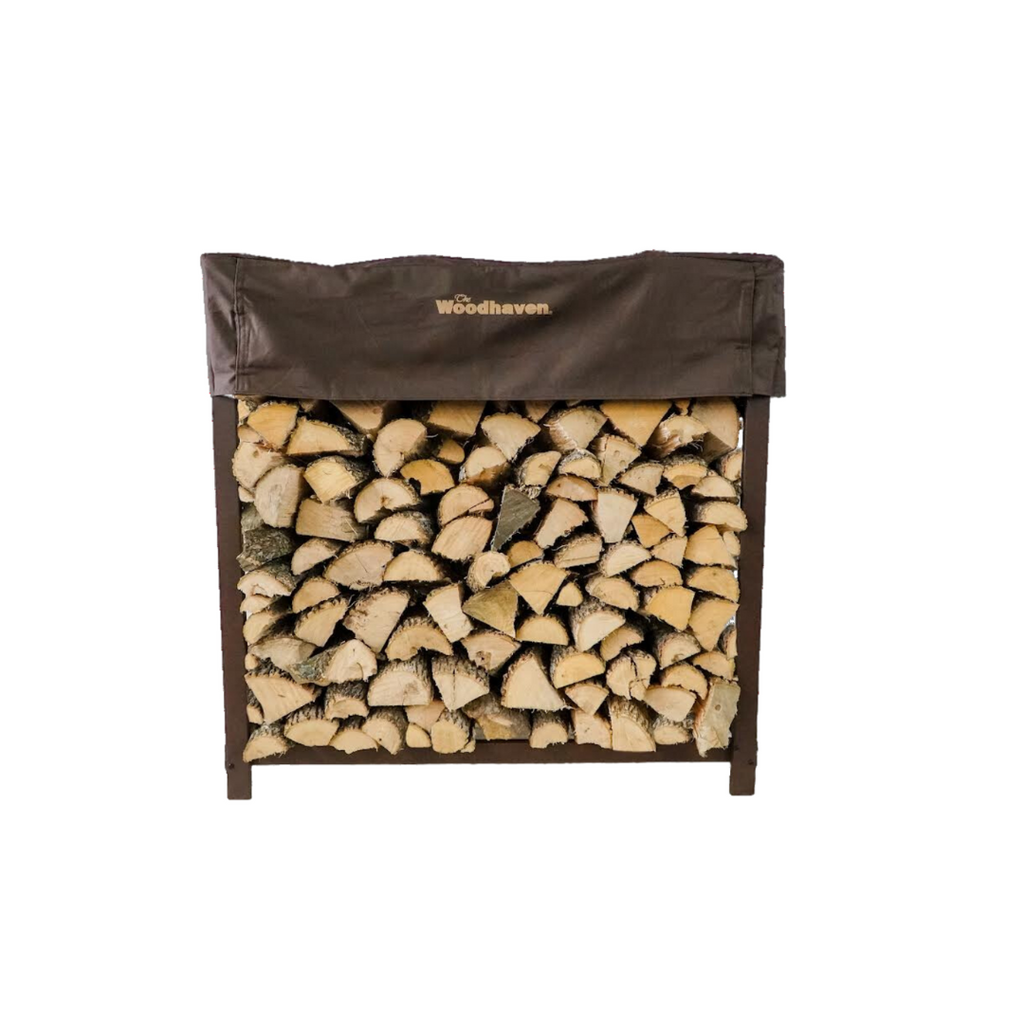 3 ft Steel Firewood Rack Holds 1/8 Cord Woodhaven