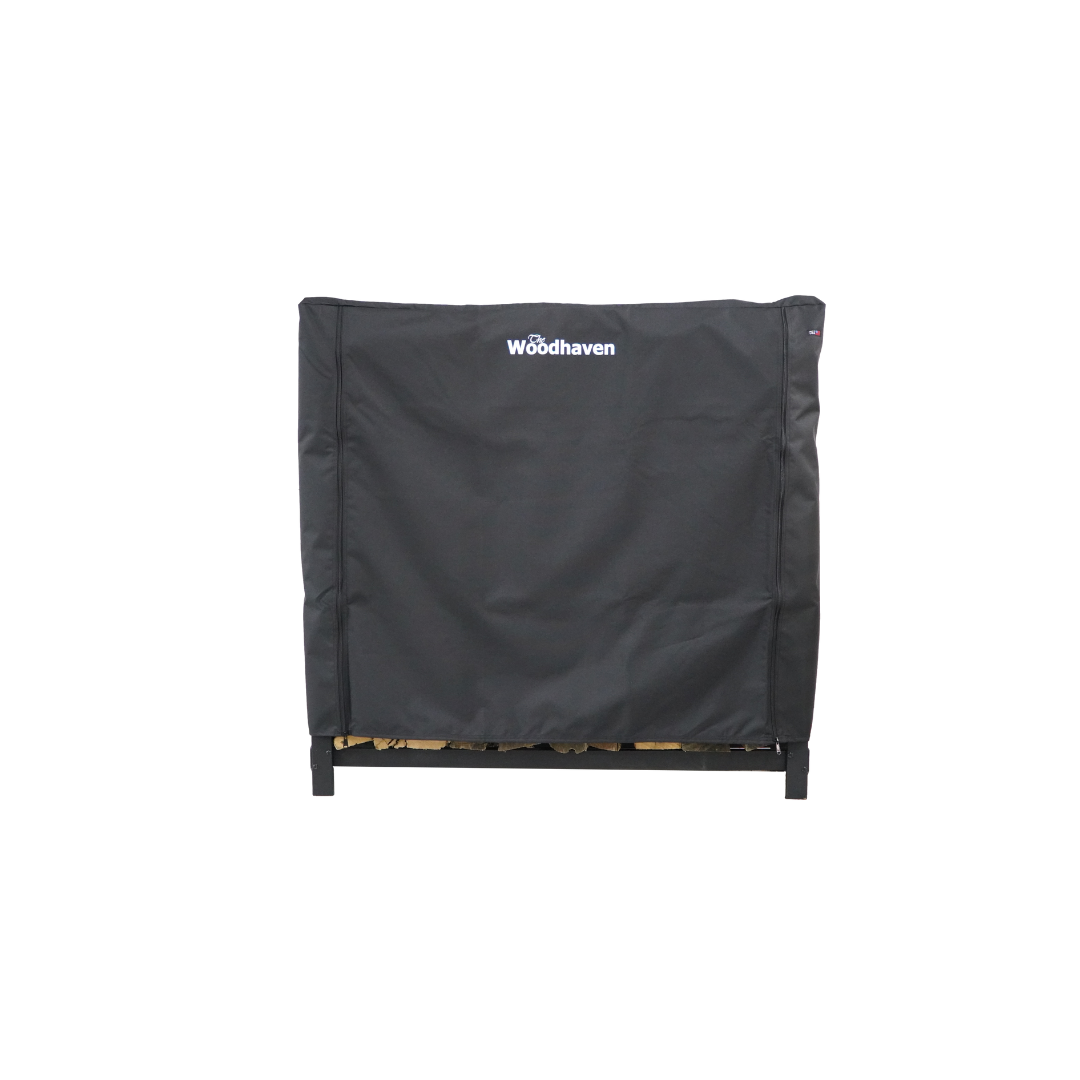 Full Firewood Rack Cover with Zipper   USA Made  Woodhaven
