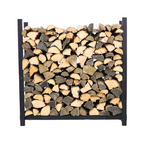 4 ft Steel Firewood Rack Holds 1/4 Cord Woodhaven