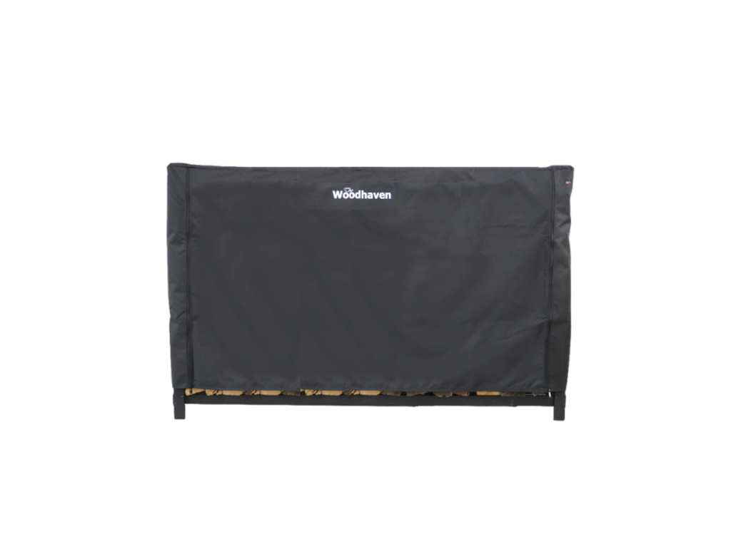 Full Firewood Rack Cover with Zipper   USA Made  Woodhaven