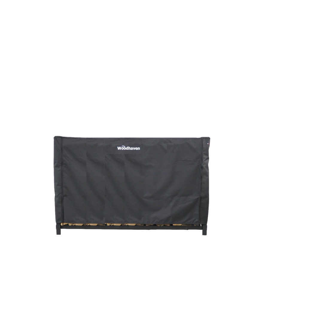 Full Firewood Rack Cover with Zipper   USA Made  Woodhaven