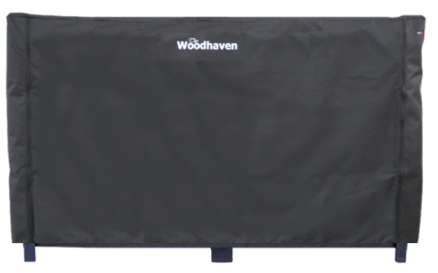 Full Firewood Rack Cover with Zipper   USA Made  Woodhaven