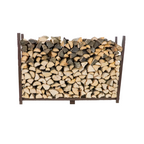 6 ft Steel Firewood Rack Holds 1/3 Cord Plus Woodhaven