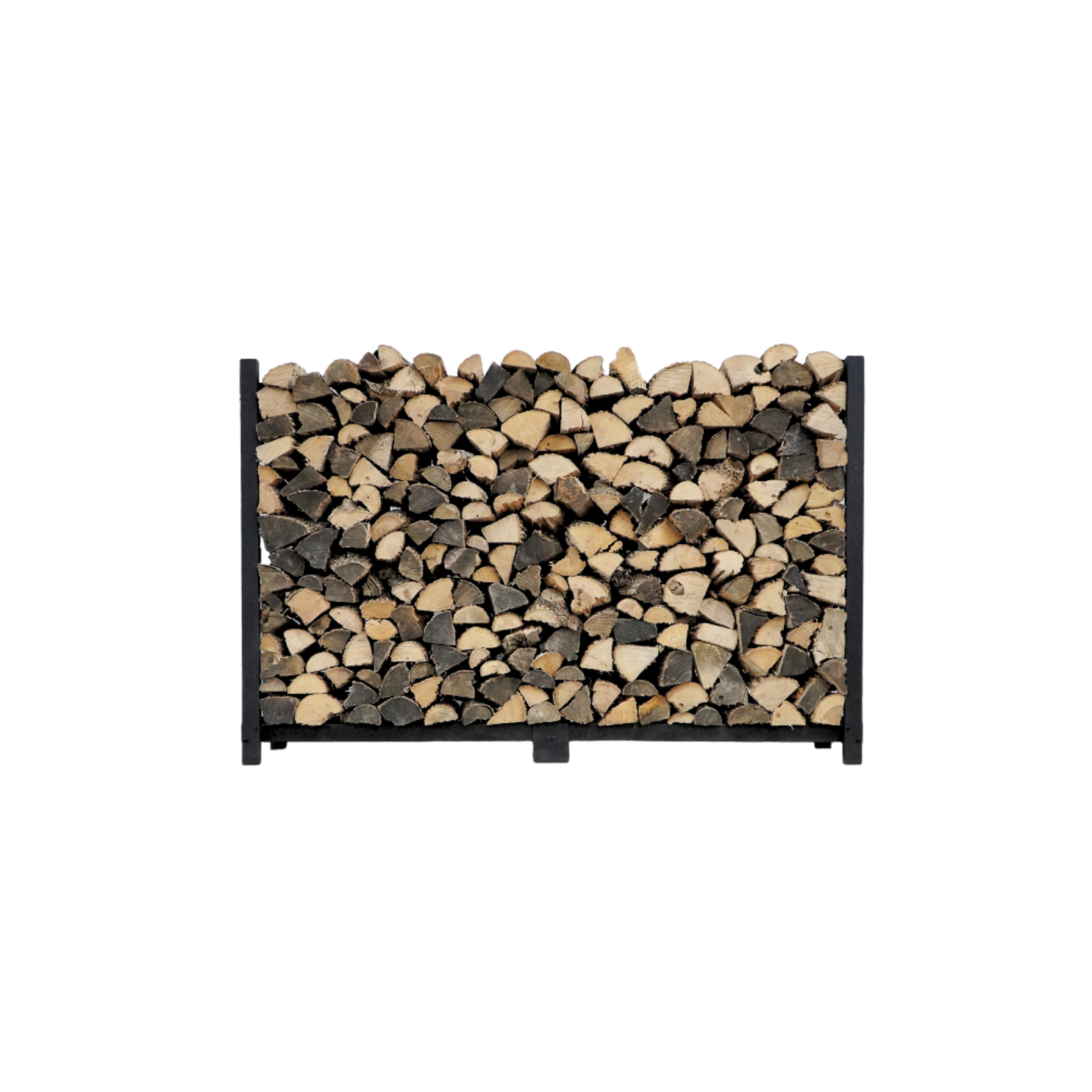 6 ft Steel Firewood Rack Holds 1/3 Cord Plus Woodhaven
