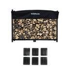 6 ft Steel Firewood Rack Holds 1/3 Cord Plus Woodhaven