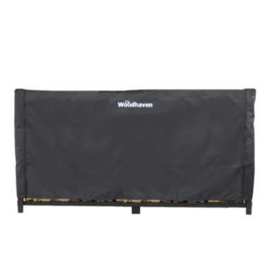 Full Firewood Rack Cover with Zipper   USA Made  Woodhaven