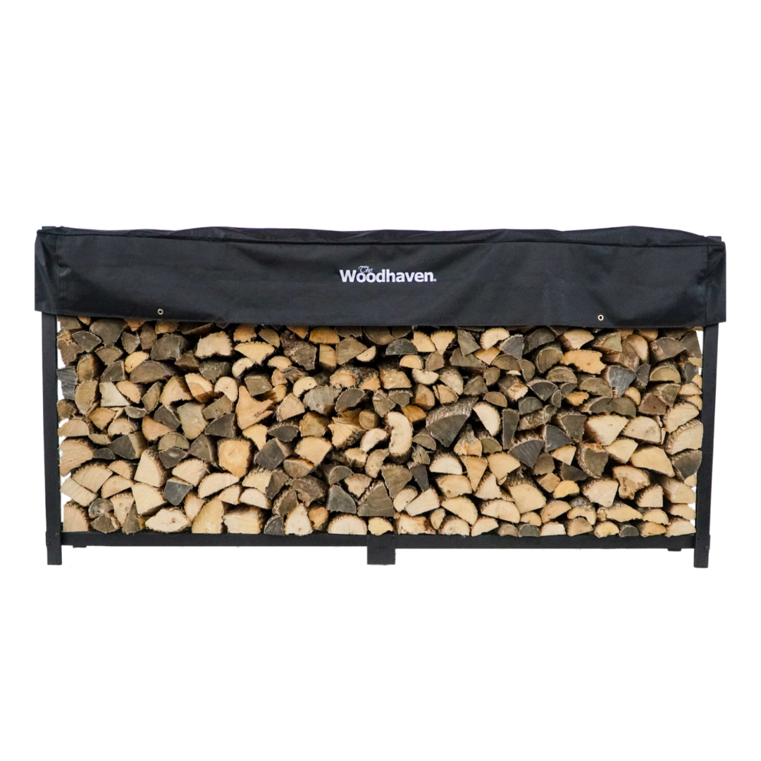 8 ft Steel Firewood Rack The Woodhaven