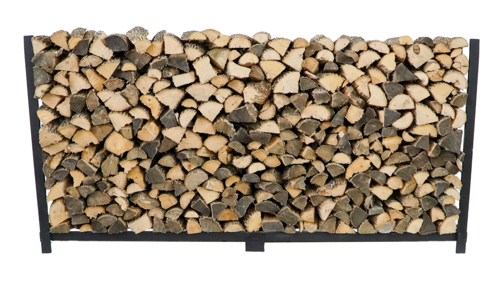 8 ft Steel Firewood Rack The Woodhaven