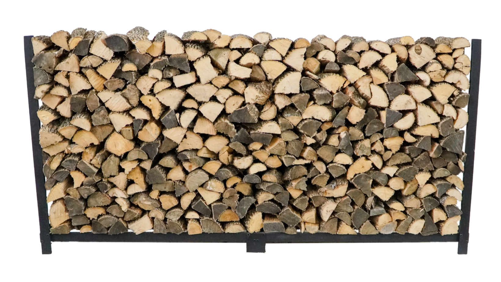 8 ft Steel Firewood Rack The Woodhaven