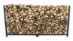 10 ft Steel Firewood Rack Holds 1/2 Cord Plus Woodhaven