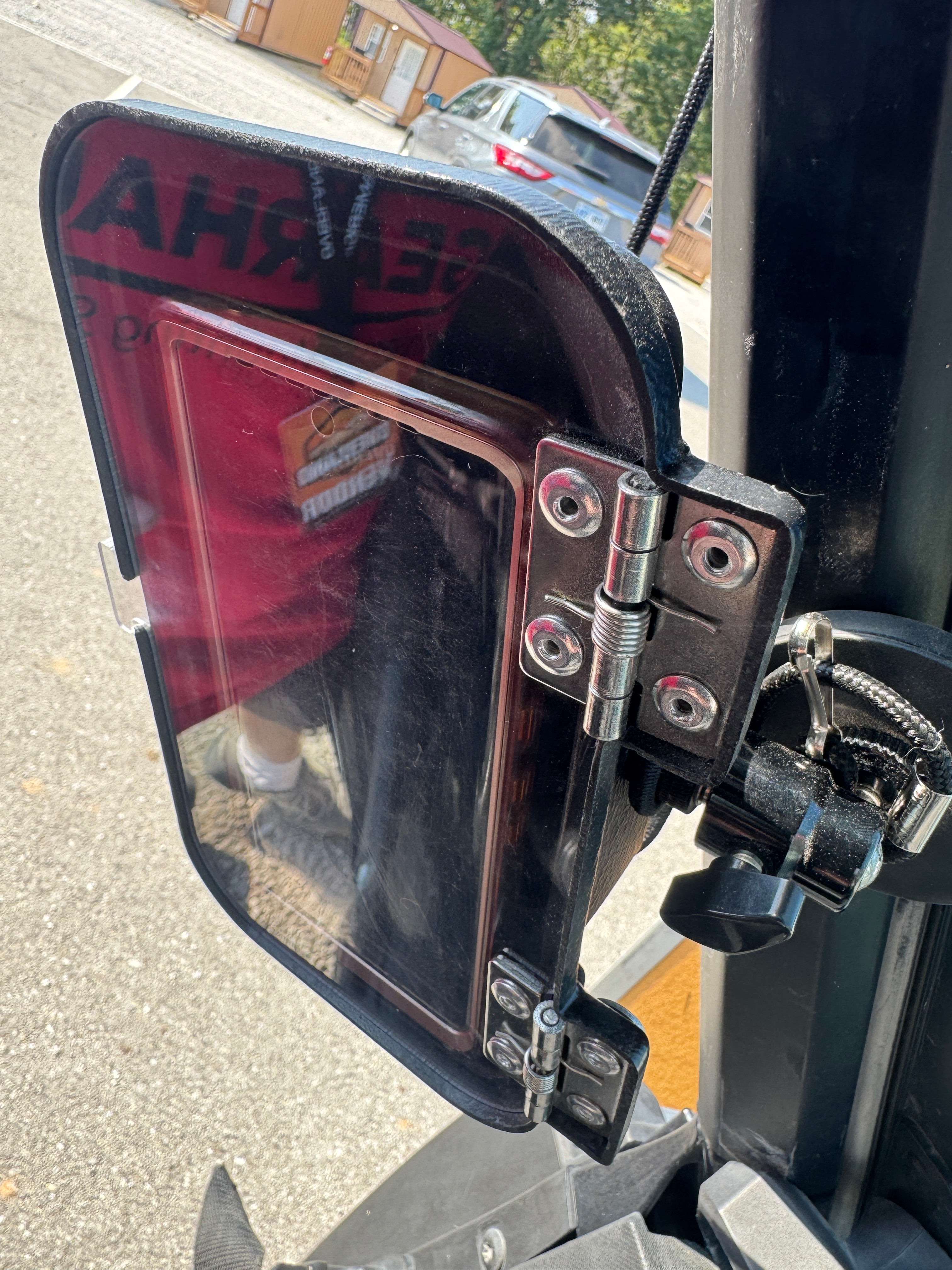 ADJUSTABLE CALLHAUL WITH PINK CELL PHONE INSIDE