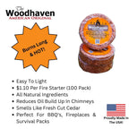 Cedar Fire Starters   12, 50 & 100 Count  Woodhaven