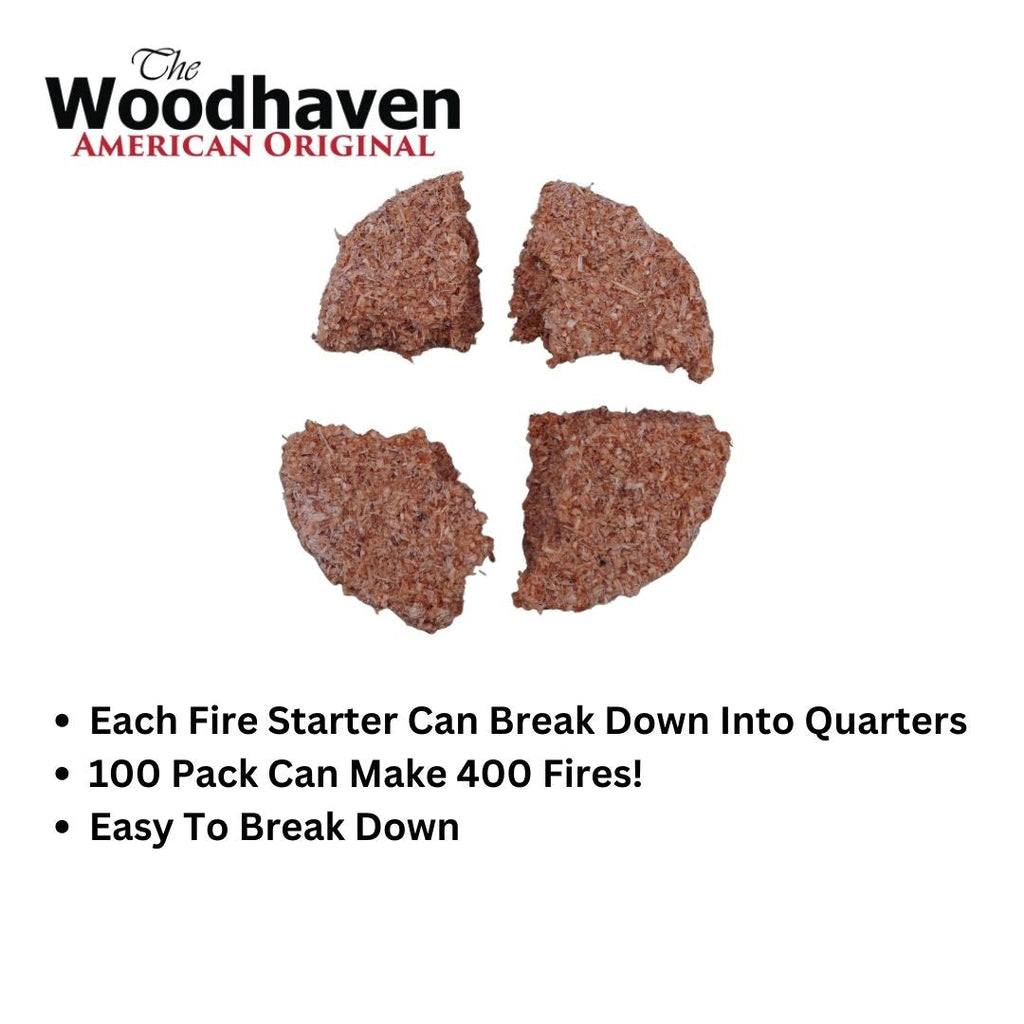 Cedar Fire Starters   12, 50 & 100 Count  Woodhaven
