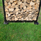 Firewood Rack Support Bases   Black or Brown  Woodhaven