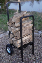 Firewood Cart   300 lb Capacity  USA Made Steel  Woodhaven