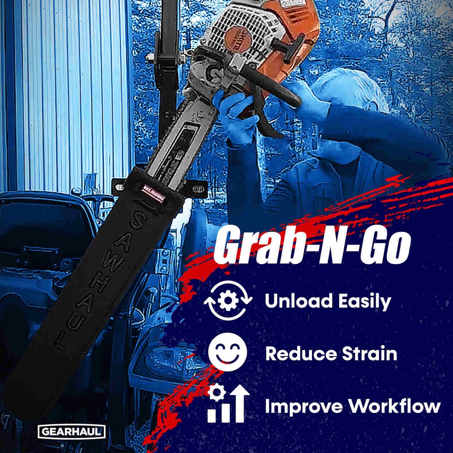 SawHaul Snap-Lok Rotating Mount for Tractors