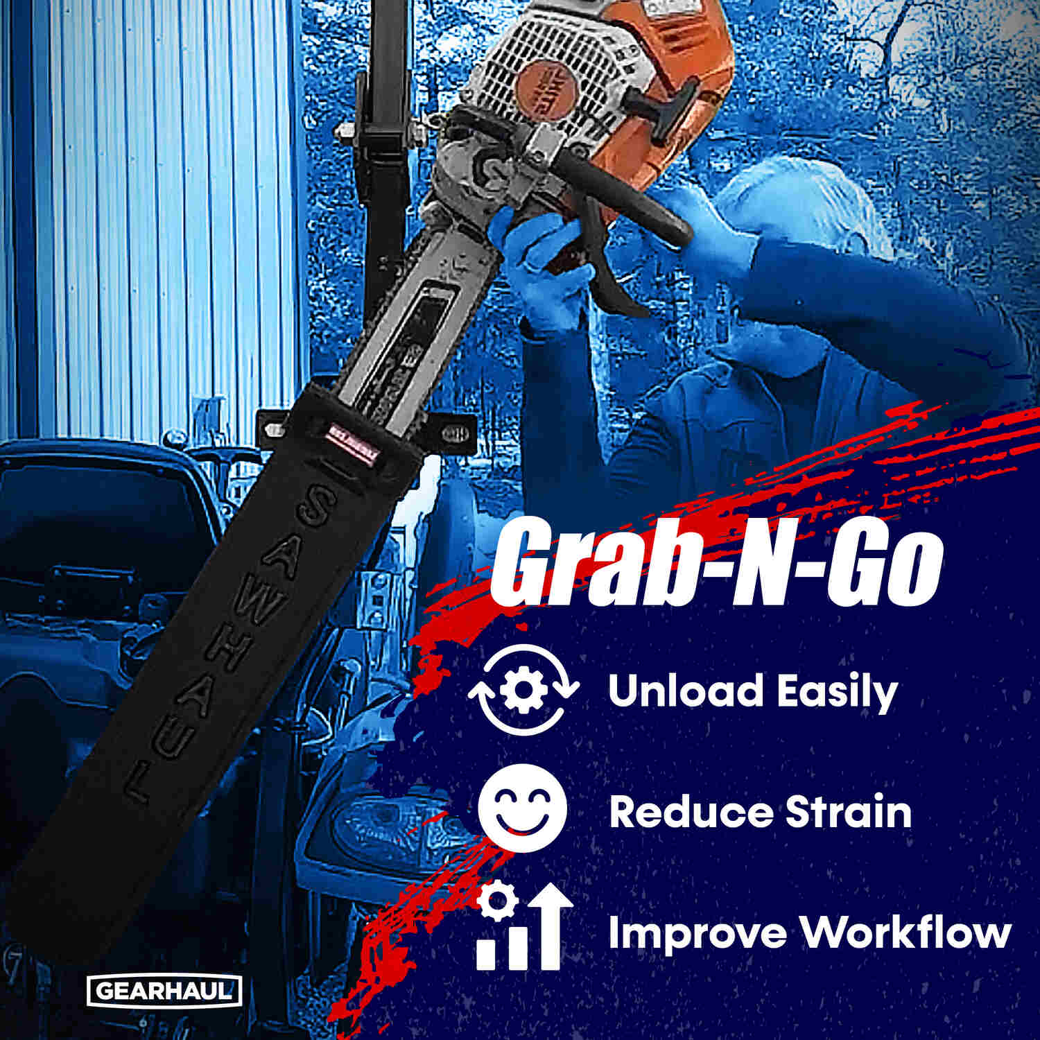 SawHaul Snap-Lok Rotating Mount for Tractors