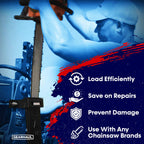 SawHaul Universal Chainsaw Carrier FIXED MOUNT for TRACTOR LOADER ARMS