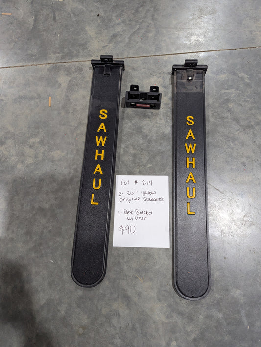 2 36" YELLOW SCABBARDS BASE KIT