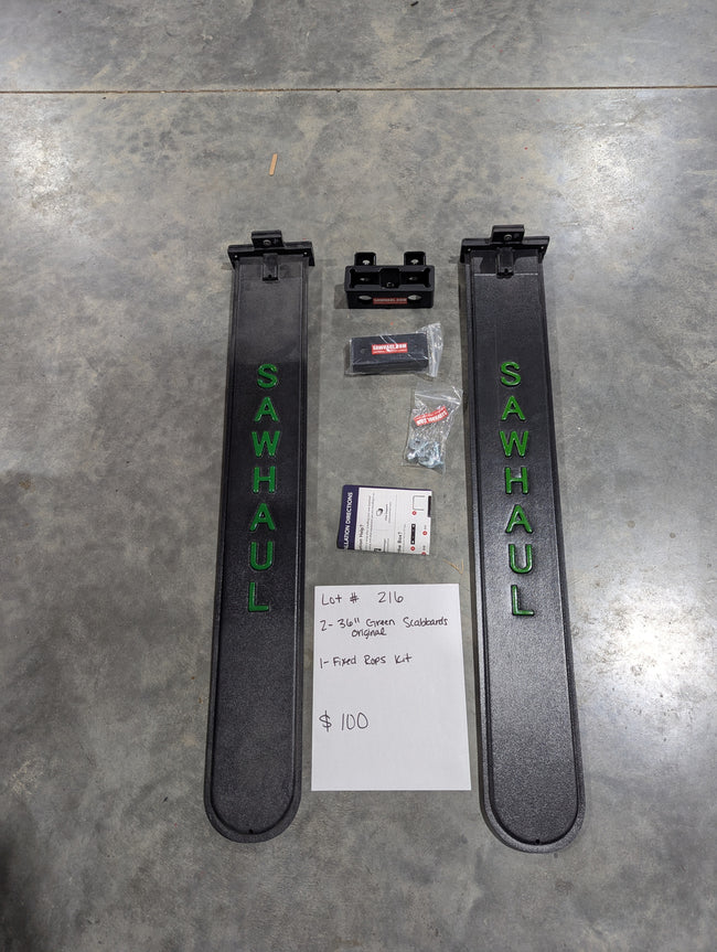 2 36" GREEN SCABBARDS AND FIXED ROPS KIT Hover Image