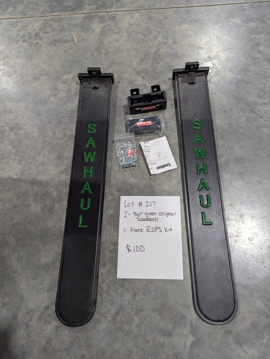 2 36" GREEN SCABBARDS FIXED ROPS KIT