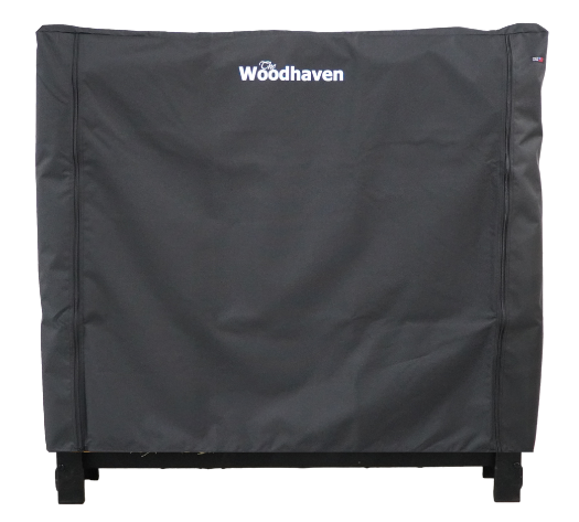 Full Firewood Rack Cover with Zipper   USA Made  Woodhaven