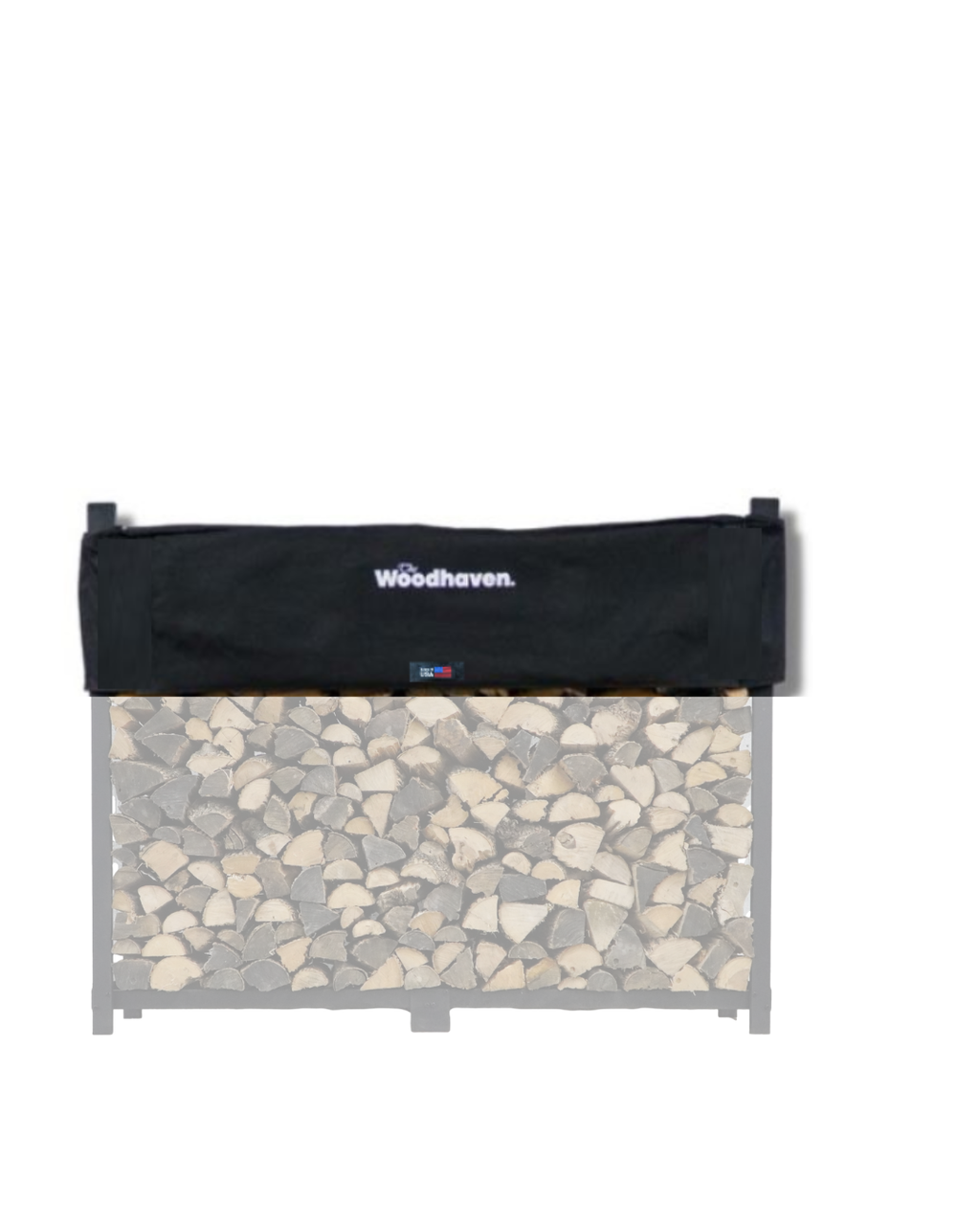 Standard Firewood Rack Seasoning Cover   USA Made   Woodhaven