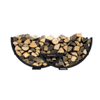 Winter Workman Firewood Rack  Curved Steel  Woodhaven