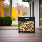 3 ft Steel Firewood Rack Holds 1/8 Cord Woodhaven