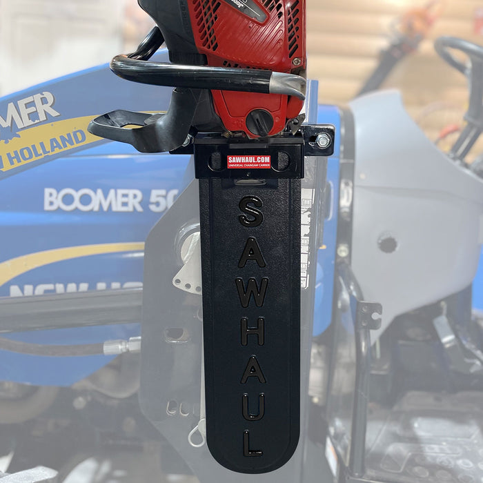 SawHaul Chainsaw Carrier for Tractors | Fixed Mount