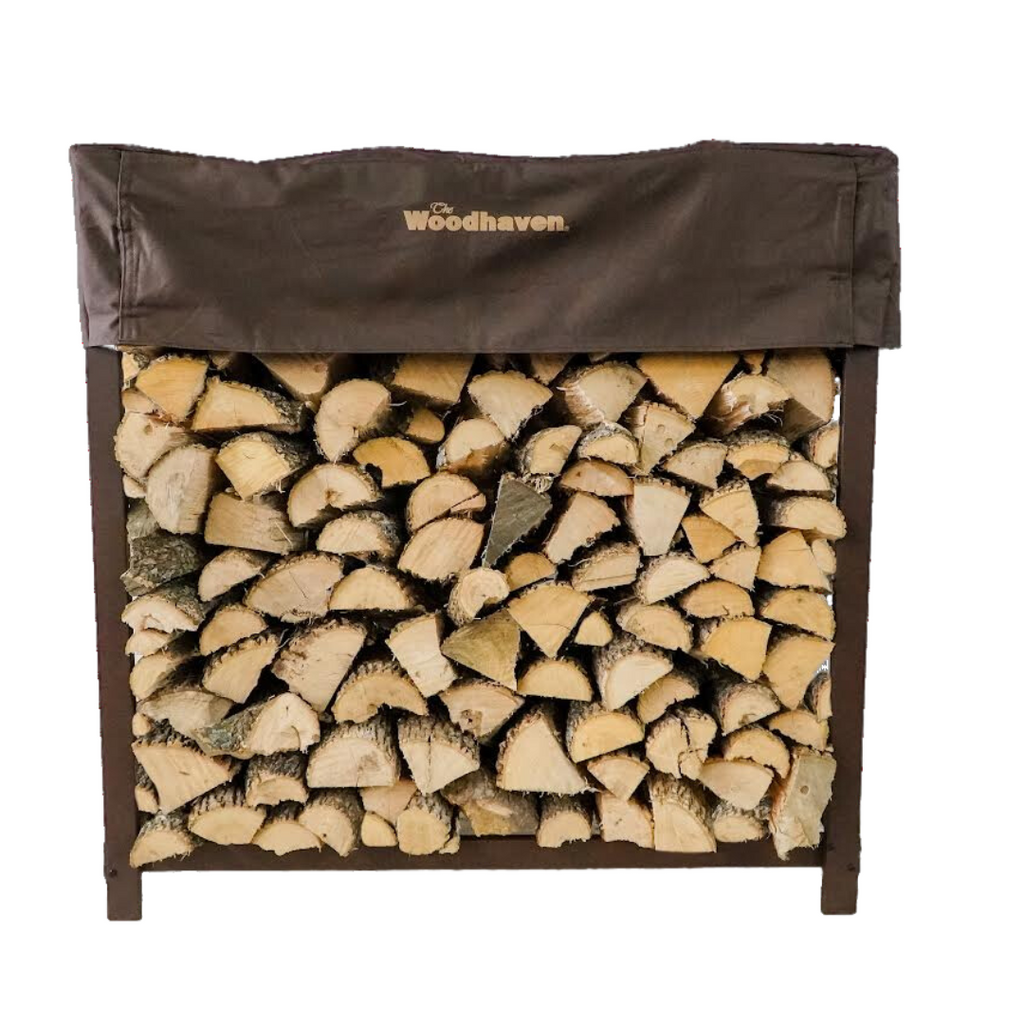 3 ft Steel Firewood Rack Holds 1/8 Cord Woodhaven