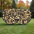 Winter Workman Firewood Rack  Curved Steel  Woodhaven