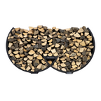 Winter Workman Firewood Rack  Curved Steel  Woodhaven
