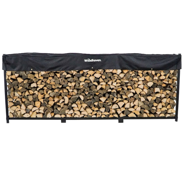 12 ft Steel Firewood Rack Holds 3/4 Cord Woodhaven Hover Image