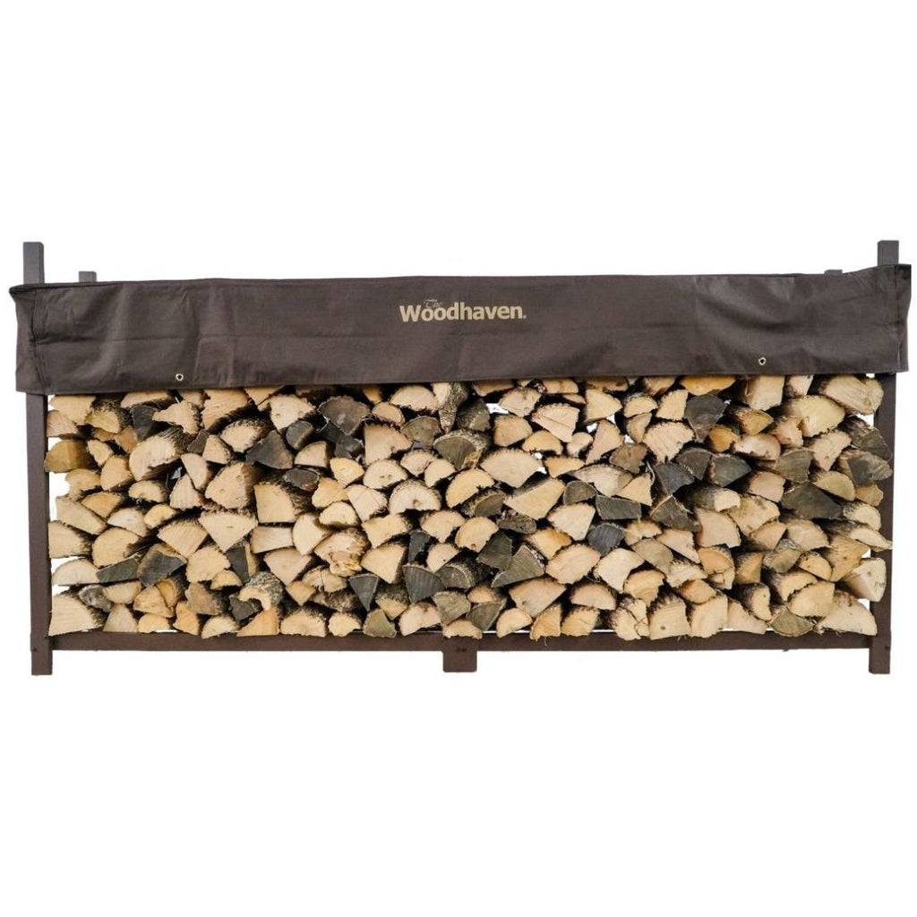 8 ft Steel Firewood Rack The Woodhaven